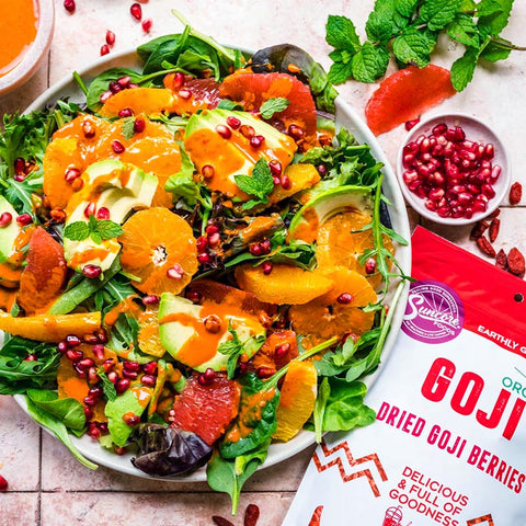 Citrus Goji Berries Salad