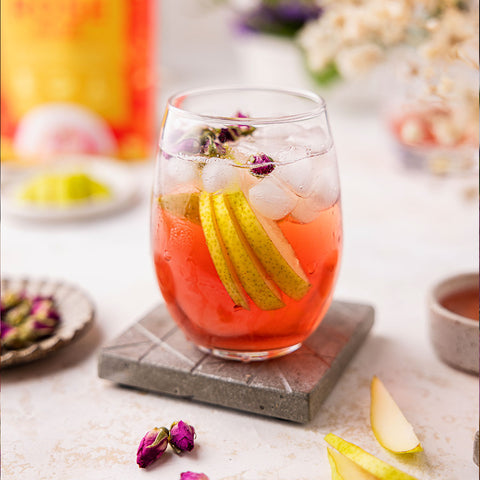 Rose Pear Iced Tea