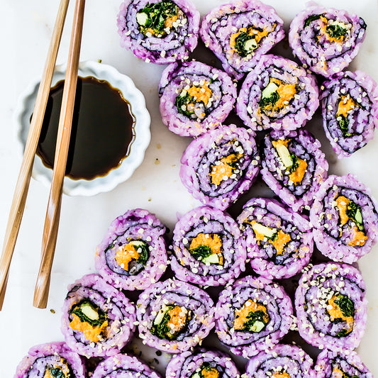 Suncore Foods Spicy Purple Sweet Potato Sushi