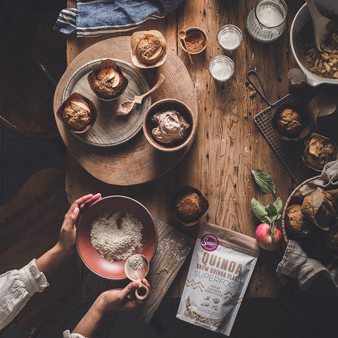 Apple Quinoa Muffins