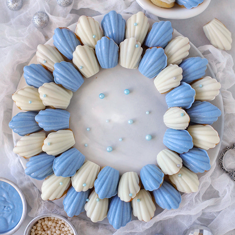 Suncore Foods Aqua Blue Spirulina Mini Sea Shell Madeleines