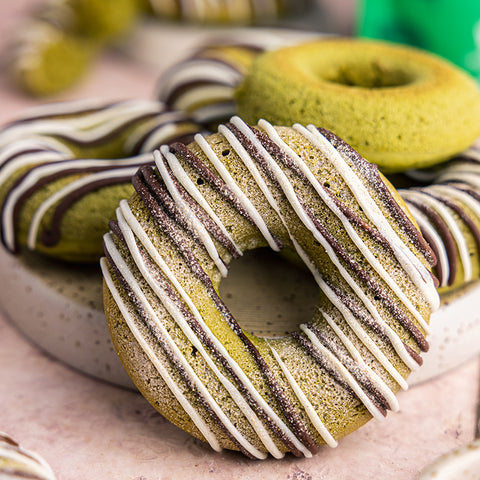 Midori Jade Matcha Baked Donuts