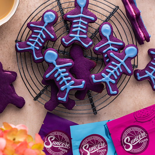 Suncore Foods Bewitching Skeleton Cookies