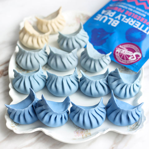 Blue Butterfly Pea Dumplings