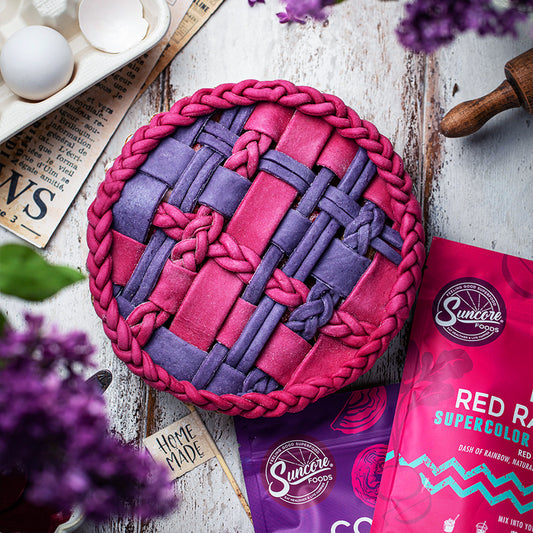 Suncore Foods Colorful Lattice Pie