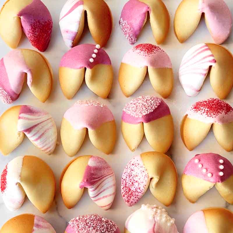 Suncore Foods Dipped Velvet Red Beet Fortune Cookies