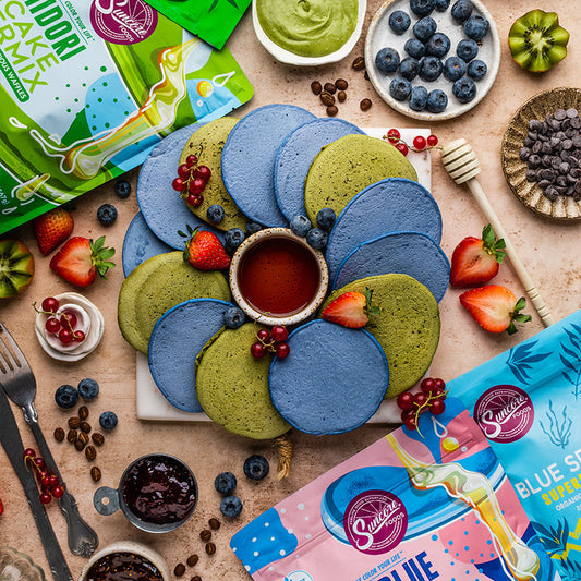 Suncore Foods Duo-Colored Cinnamon Vanilla Pancakes Platter