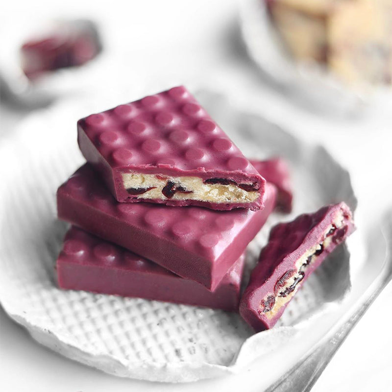 Suncore Foods Ebony Carrot & Purple Sweet Potato Chocolate Covered Cranberry Shortbread Cookies