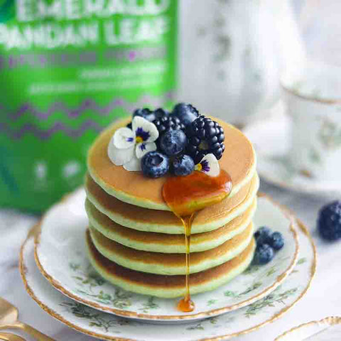 Emerald Pandan Pancakes