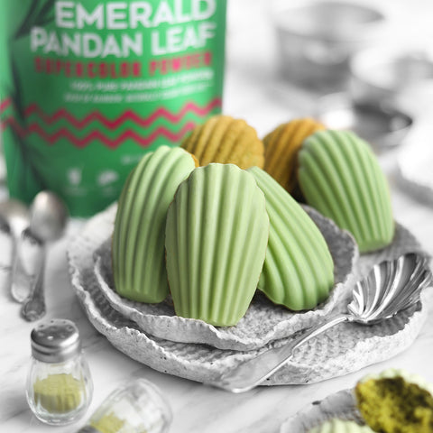 Emerald Pandan Madeleines