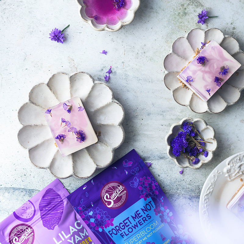 Suncore Foods Forget Me Not Lilac Taro Yam Mousse