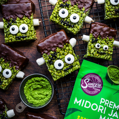 Frankenstein Midori Jade Matcha Rice Krispies