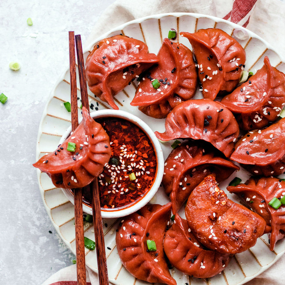 Suncore Foods Red Beet Steamed Dumplings