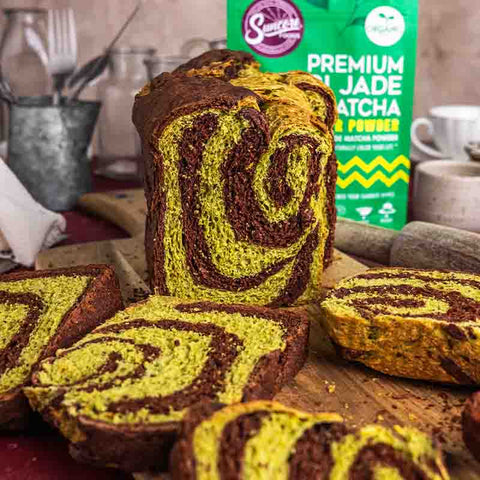 Matcha Chocolate Swirl Bread