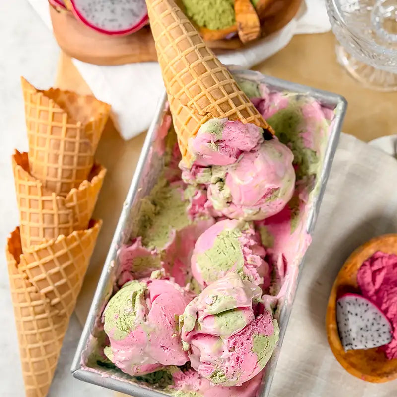 Suncore Foods Matcha Pink Pitaya Dragon Fruit Ice Cream