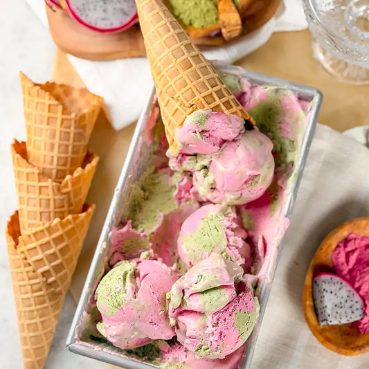 Suncore Foods Matcha Pink Pitaya Dragon Fruit Ice Cream