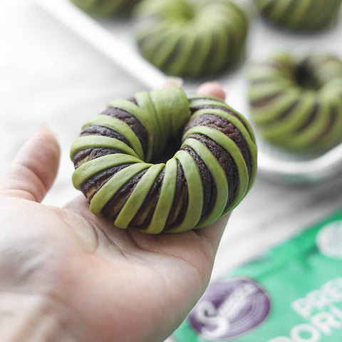 Matcha Red Bean Bun