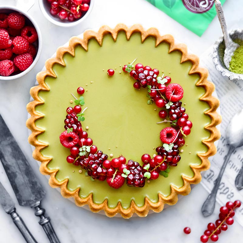 Suncore Foods Matcha White Chocolate Tart