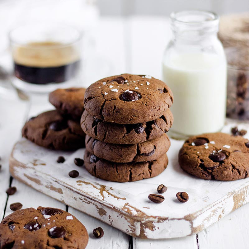 Suncore Foods Delicious and homemade Mocha Chocolate Cacao Nibs Peanut Butter Cookies
