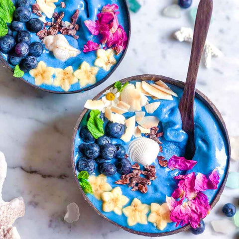 Ocean Dreams Blue Spirulina Nicecream Bowl