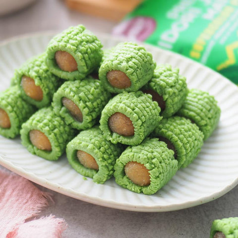 Pineapple Tart Matcha Cookies
