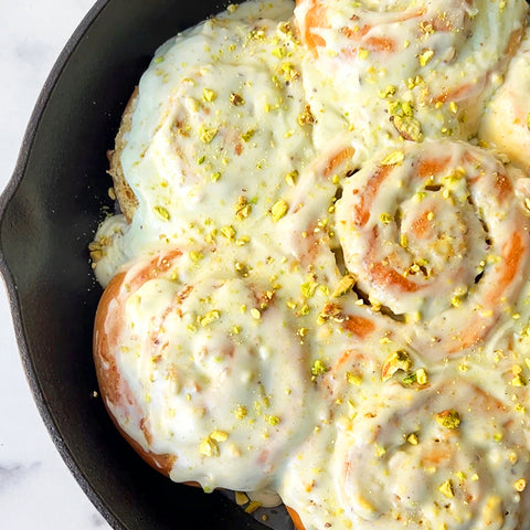 Pistachio Pandan Buns