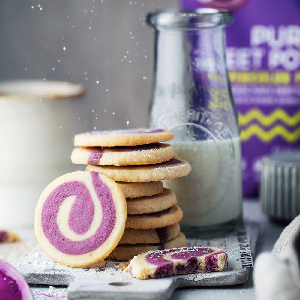 Suncore Foods Purple Sweet Potato Spiral Cookies