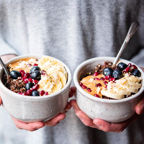 Rainbow Quinoa Breakfast Bowl