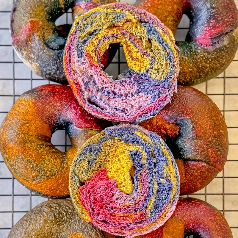 Suncore Foods Rainbow Bagels