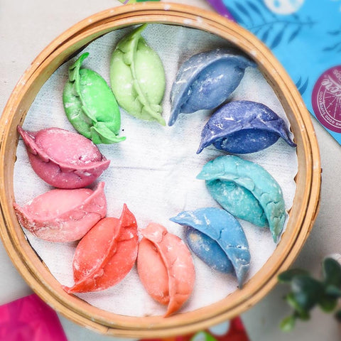 Rainbow Dumplings