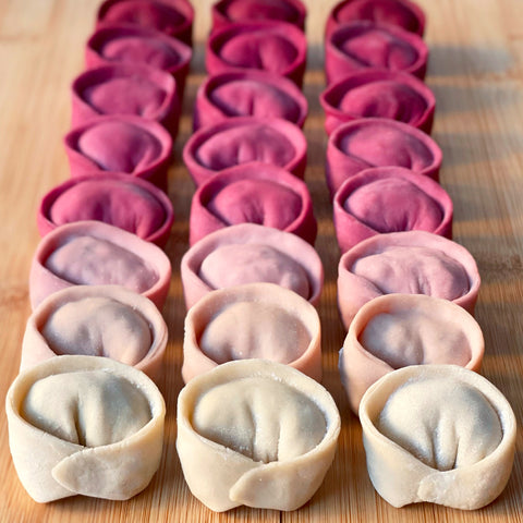 Ombre Mandu (Korean Steamed Dumplings)