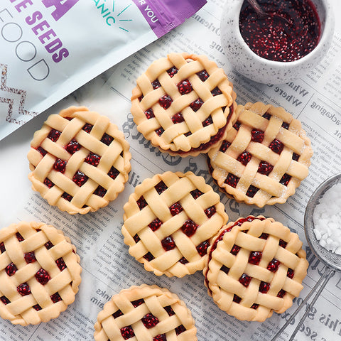 Raspberry Chia Jam Cookies