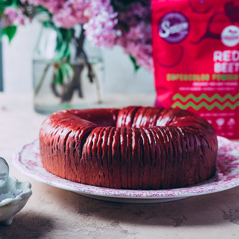 Red Beet Wool Roll Bread