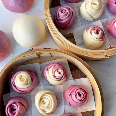 Rose Steamed Buns