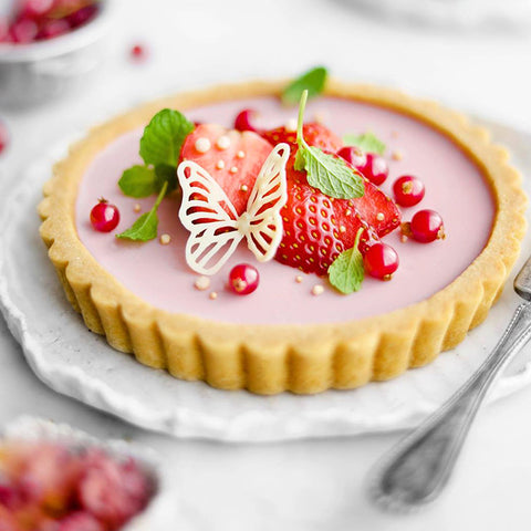 Rose-Infused Strawberry Tart