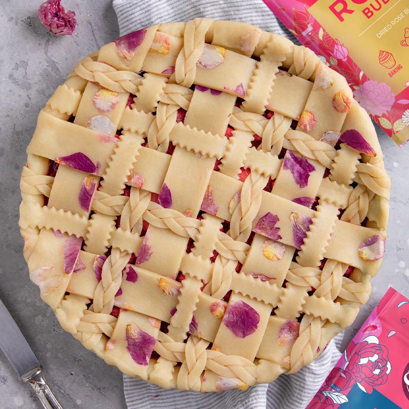 Suncore Foods Strawberry & Raspberry Lattice Pie