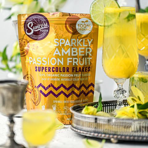 Tropical Passion Fruit Pineapple Mocktail