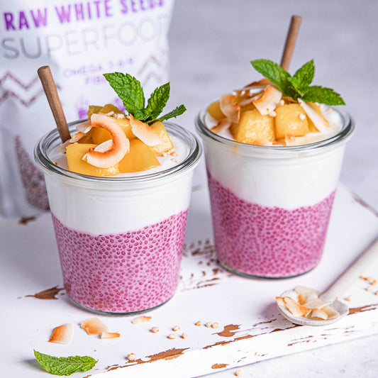 Suncore Foods Pink Pitaya Chia Seeds Pudding