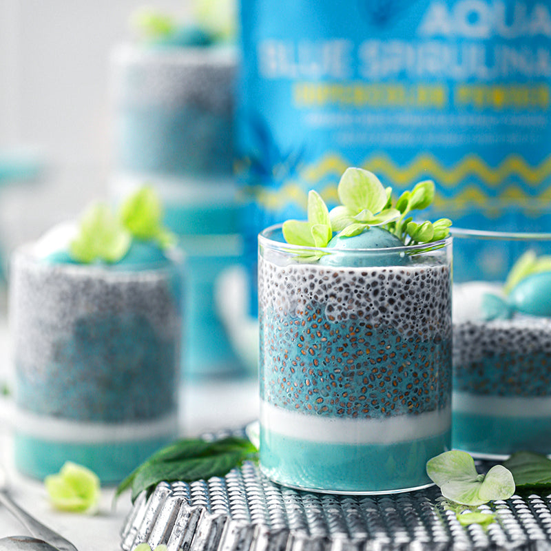 Suncore Foods Turquoise Breakfast Chia & Jelly Parfaits