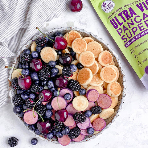 Ultra Violet Mini Pancakes Cereals Bowl