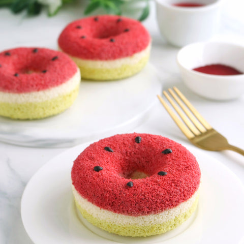 Watermelon Joconde Donuts