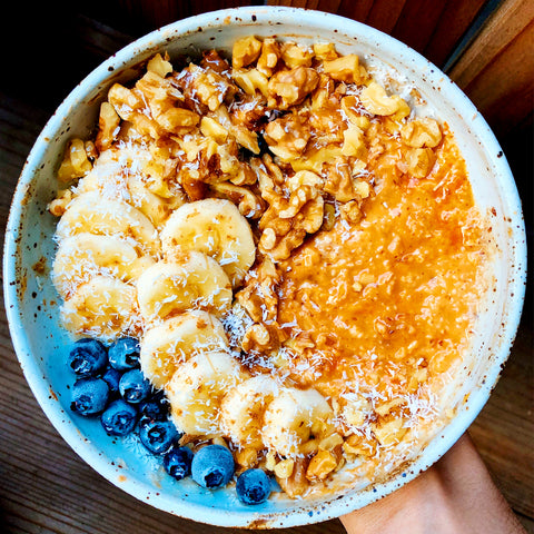 Carrot Goldenberry Oatmeal Bowl