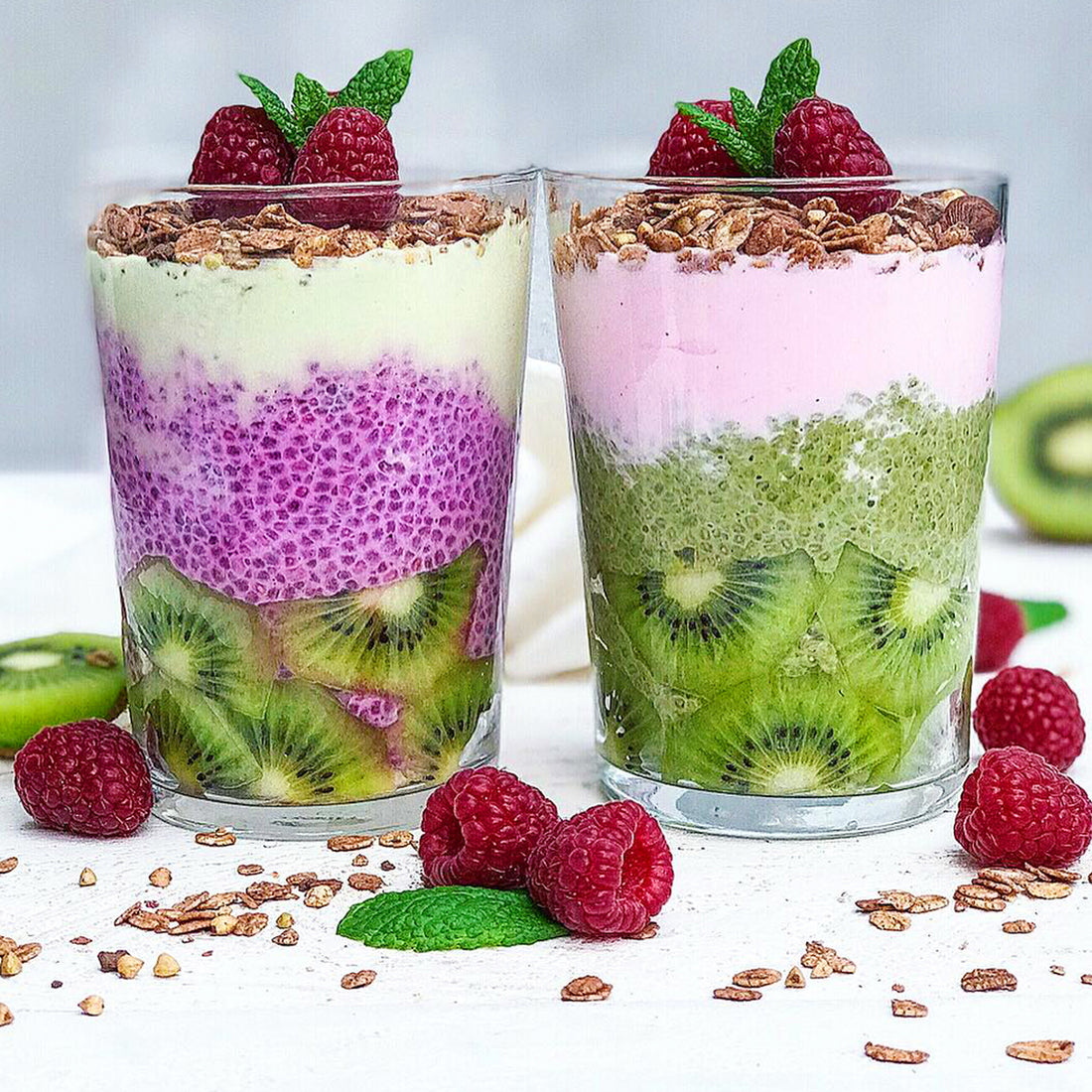 Suncore Foods Pitaya & Pandan Chia Puddings