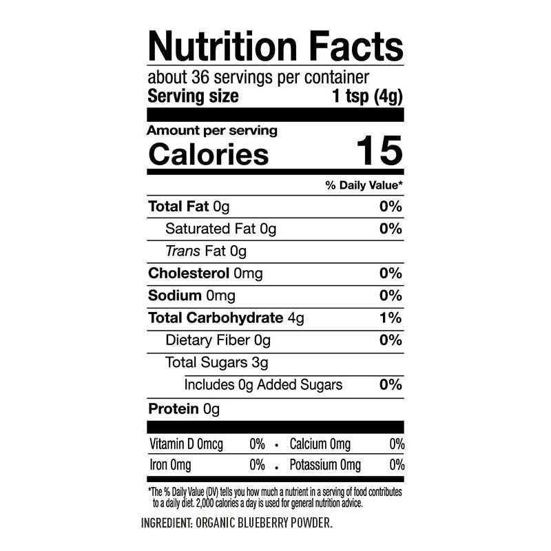 Indigo Blueberry Powder - Quality Powders & Flakes from Suncore Foods - Just $19.99! Shop now at Suncore Foods Inc.