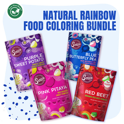 Natural Rainbow Food Coloring Bundle