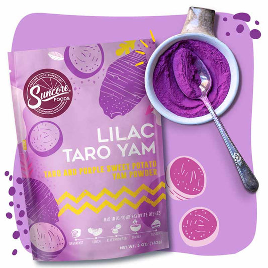 Lilac Taro Yam Powder - Quality Powders & Flakes from Suncore Foods - Just $19.99! Shop now at Suncore Foods Inc.